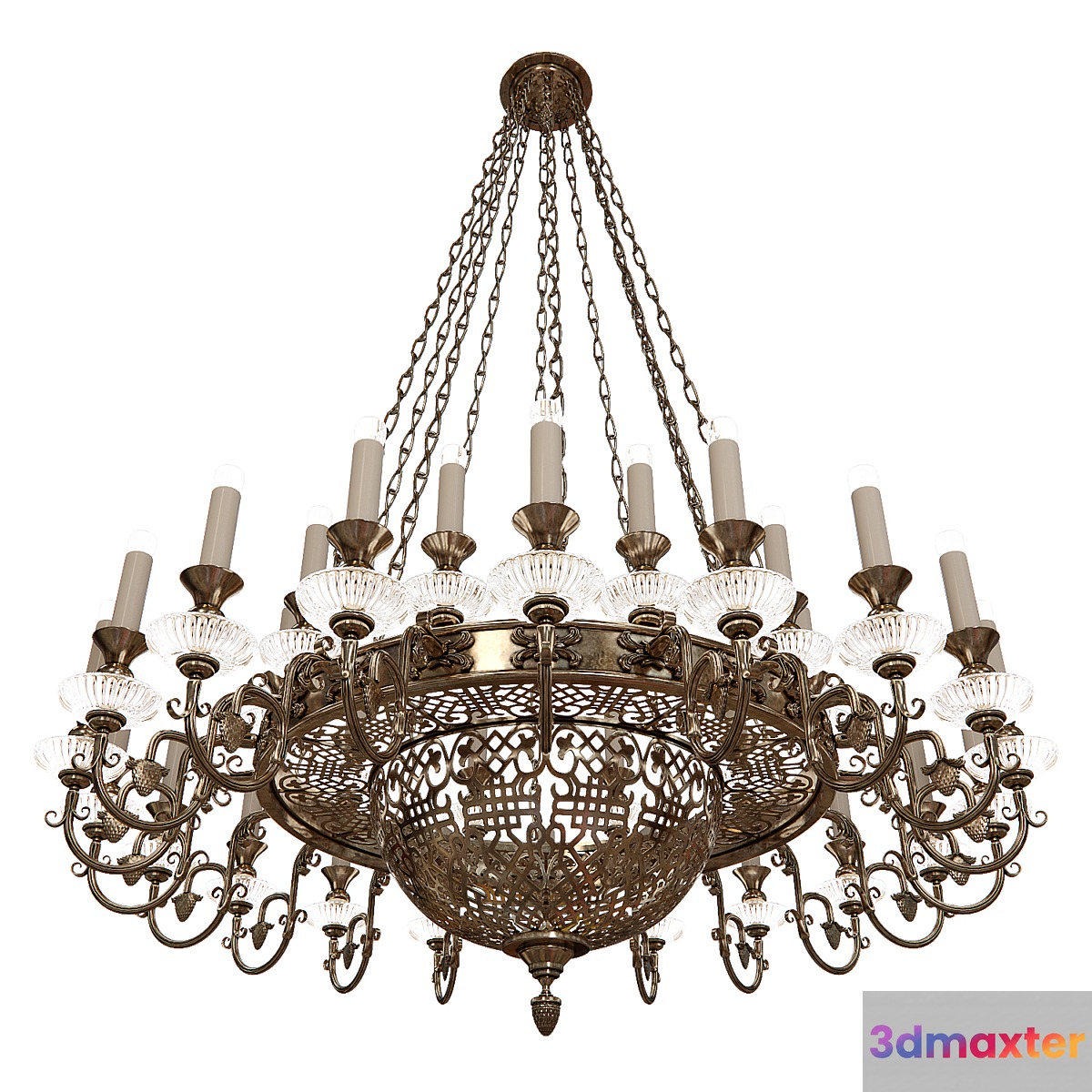 Chandelier church 2953 3D Max