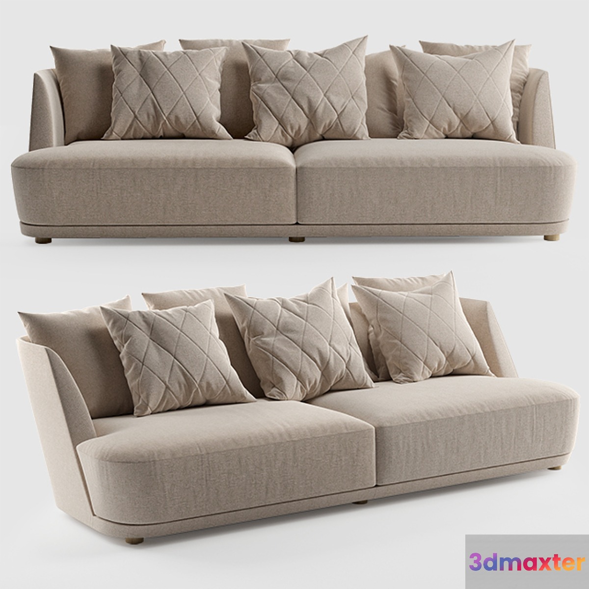 Audrey Sofa Alberta 3D Max