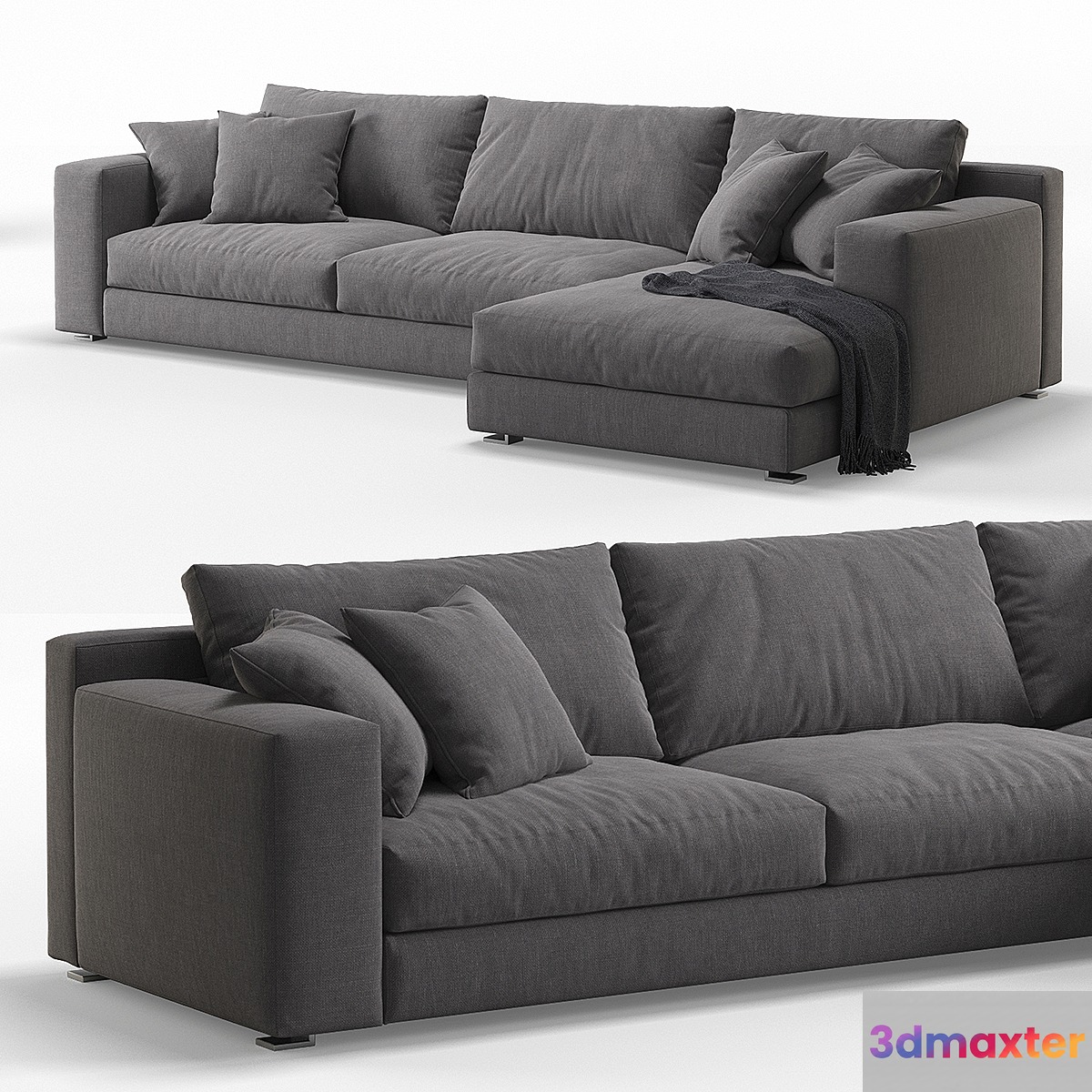 Cts Salotti Roger Sofa 3D Max