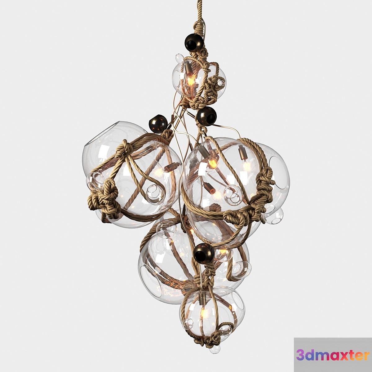 Roll & Hill Knotty Bubbles 3D Max