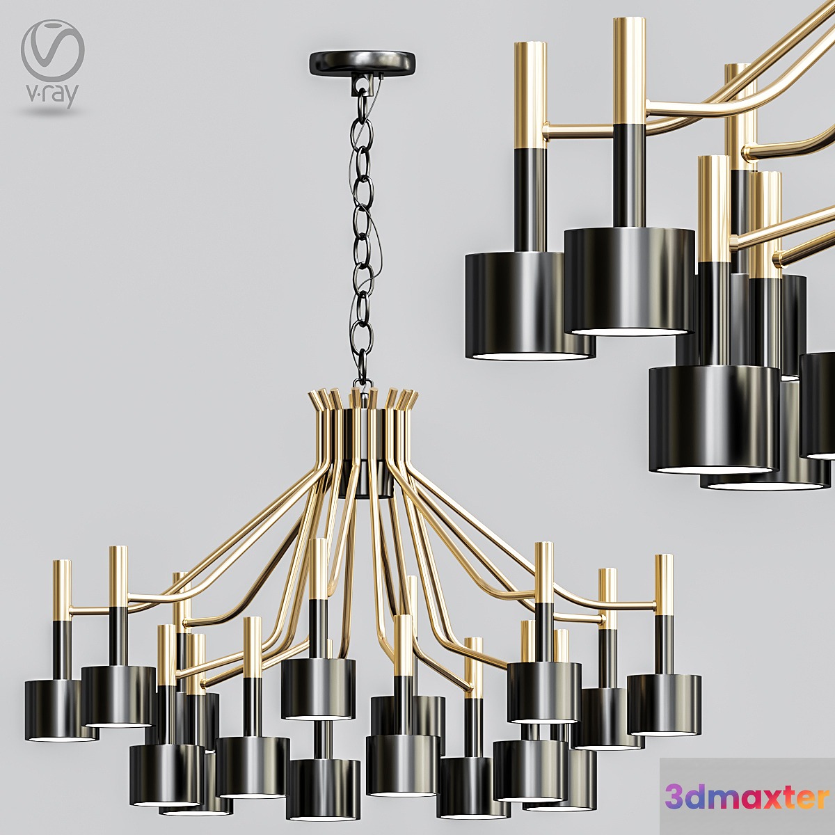 Chandelier Delightfull Ella Suspension Selightfull
