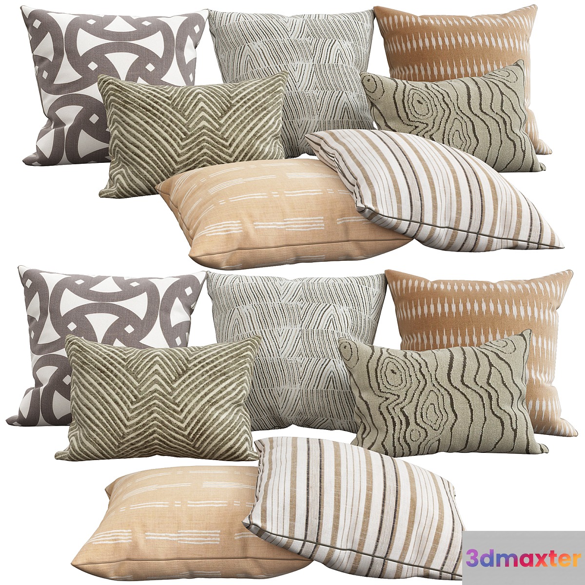 Decorative pillows 26 3D Max