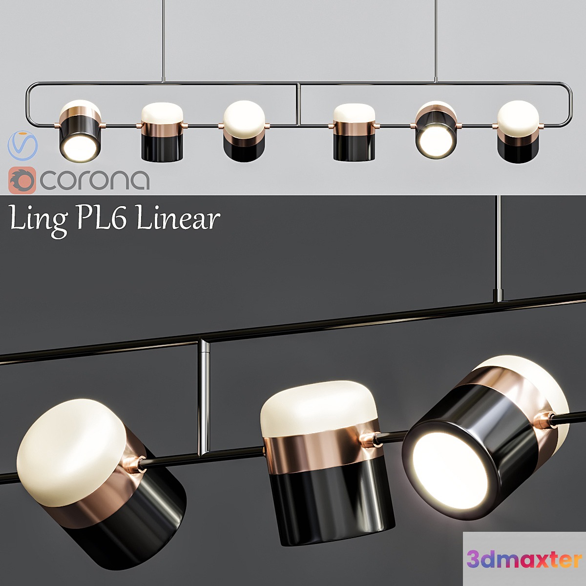Ling PL6 Linear 3D Max