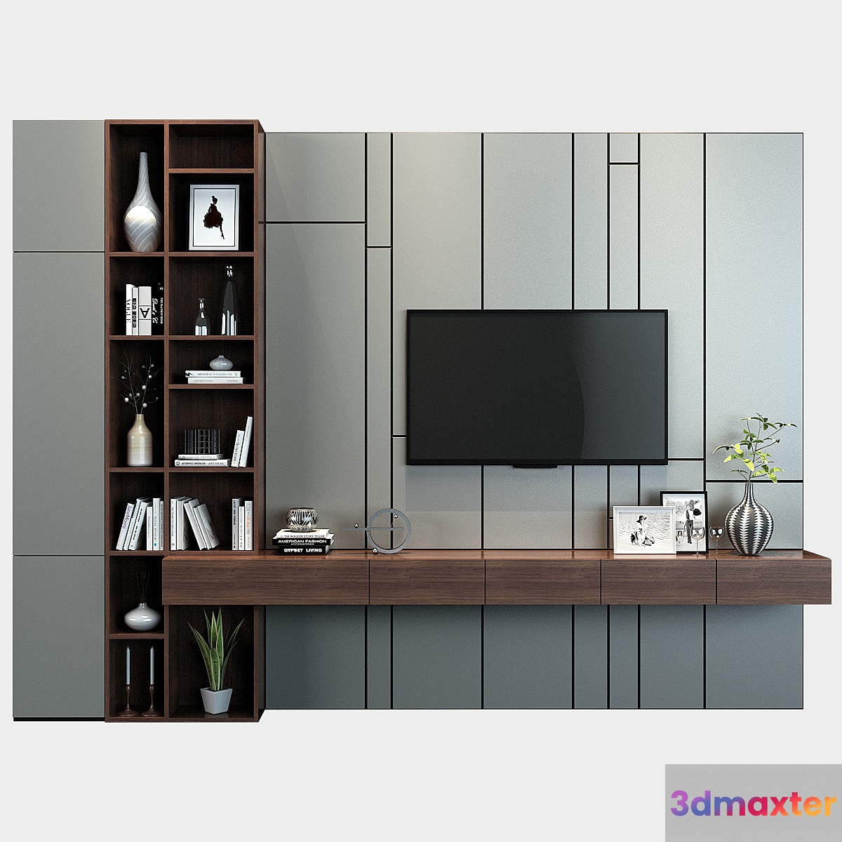 TV shelf 09 3D Max