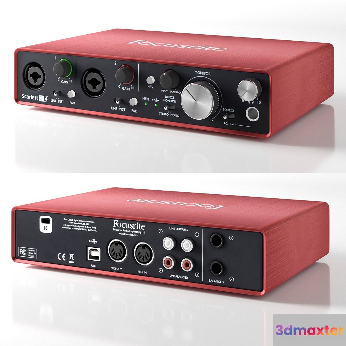 Focusrite Scarlett 2i4 2nd gen