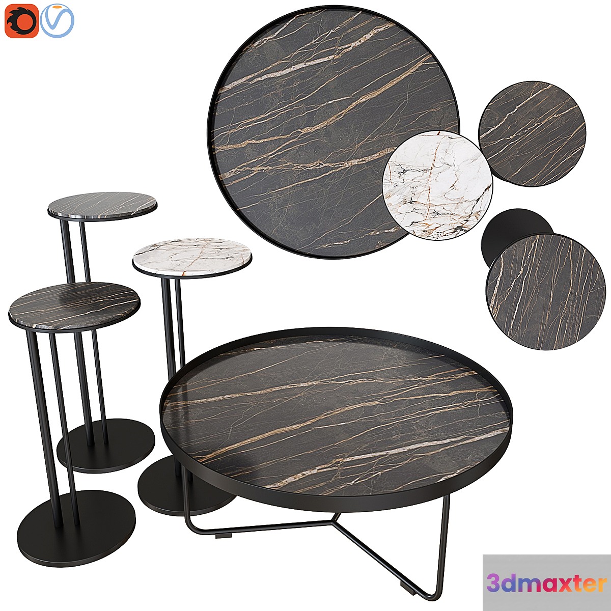 Cattelan Italia Sting Set 06 3D Max