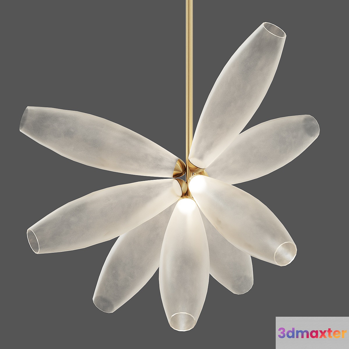 Gem Cluster Chandelier 09 Transparent by Giopato & Coombes - No.3