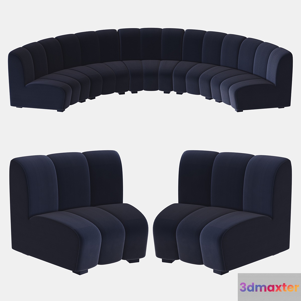 MODULAR SOFA LANDO EICHHOLTZ 3D Max