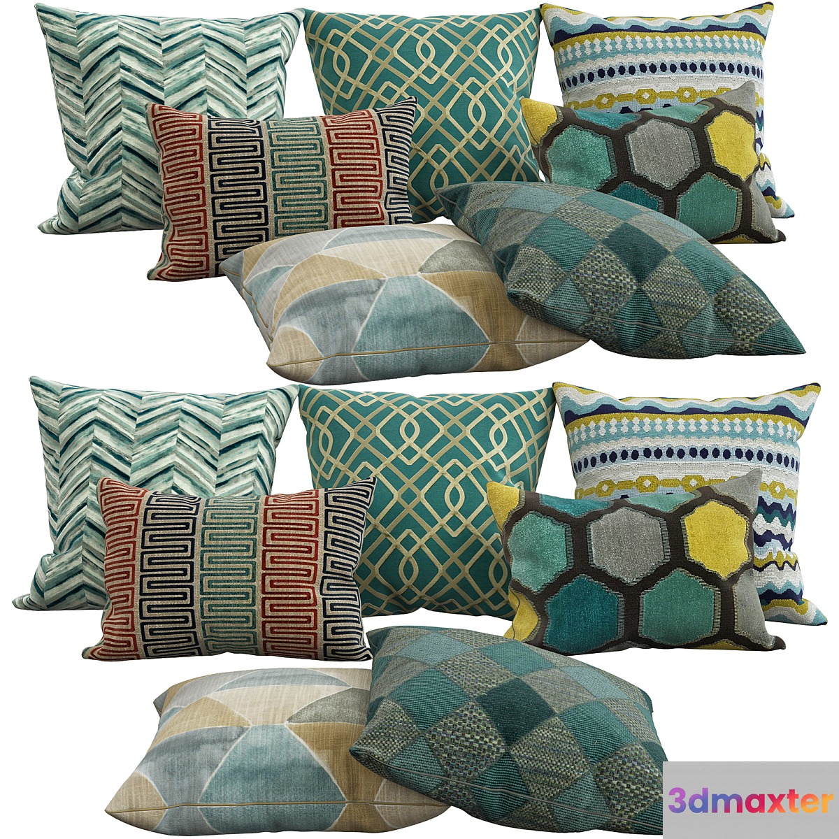 Decorative pillows 31 3D Max