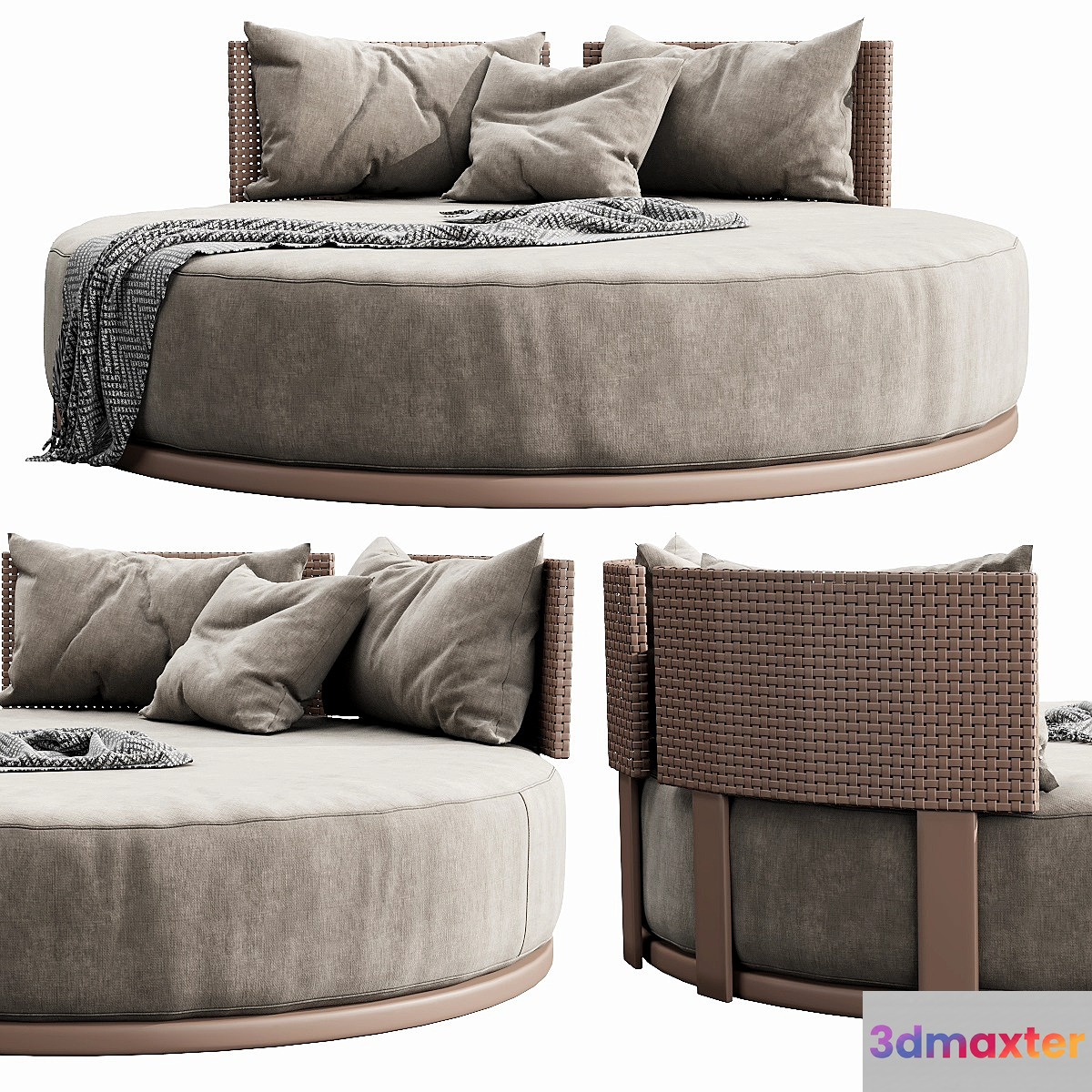 Skyline Windsor Daybed Carbon 3D Max