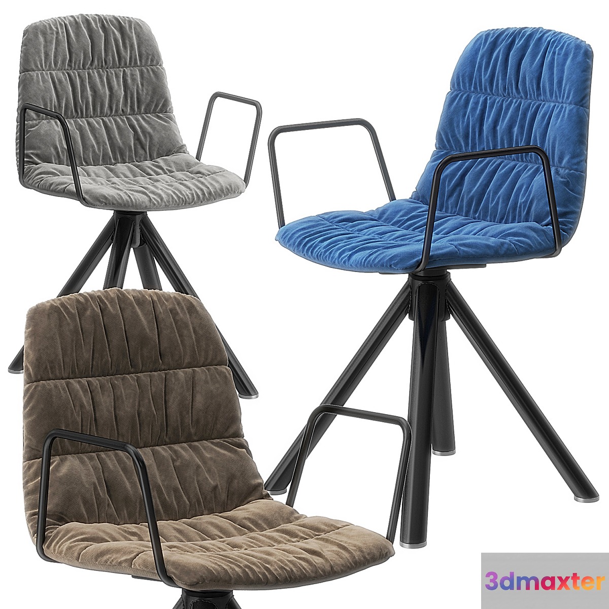 Maarten chair by Viccarbe - No.2 3D Max