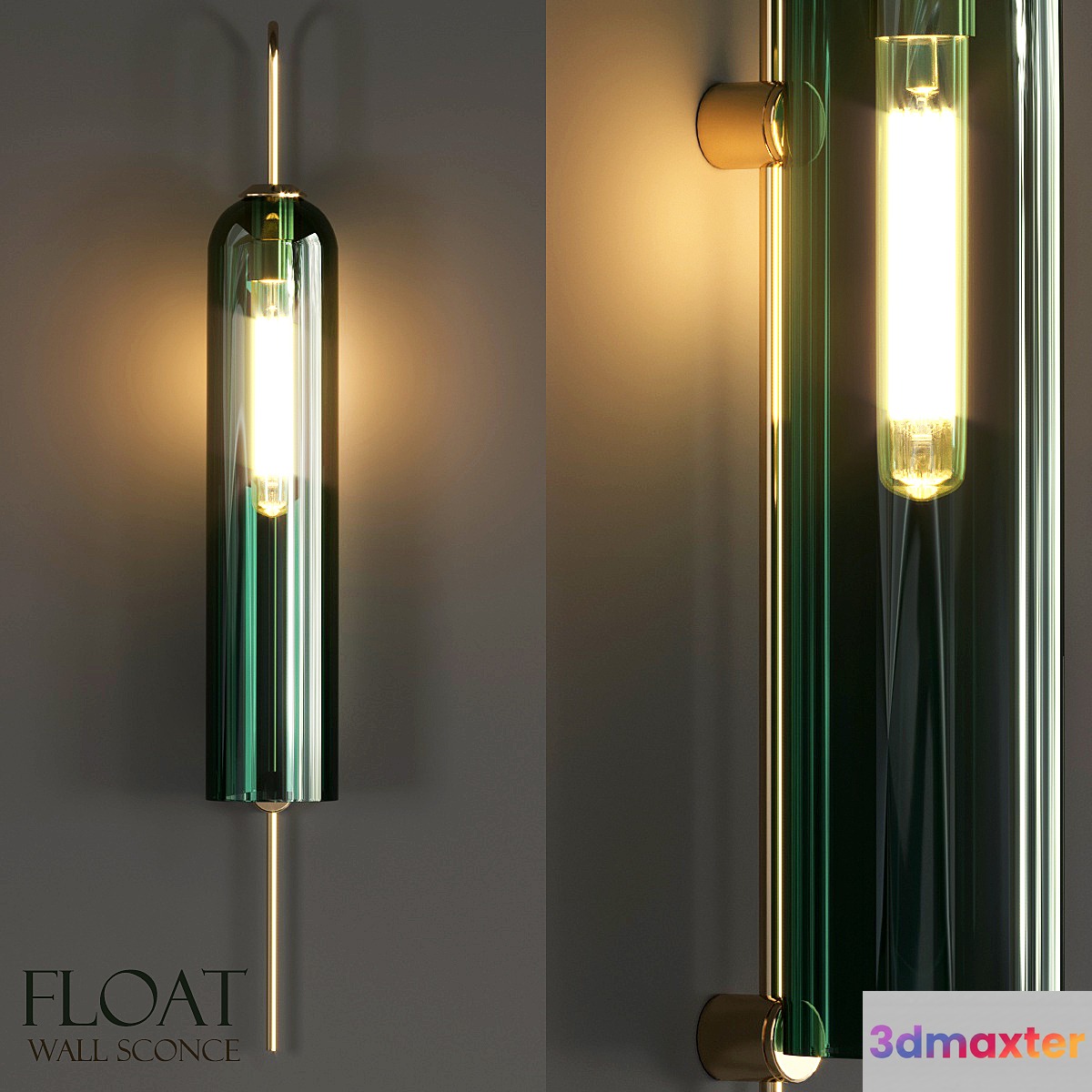 Articolo Lighting Float Wall 3D Max