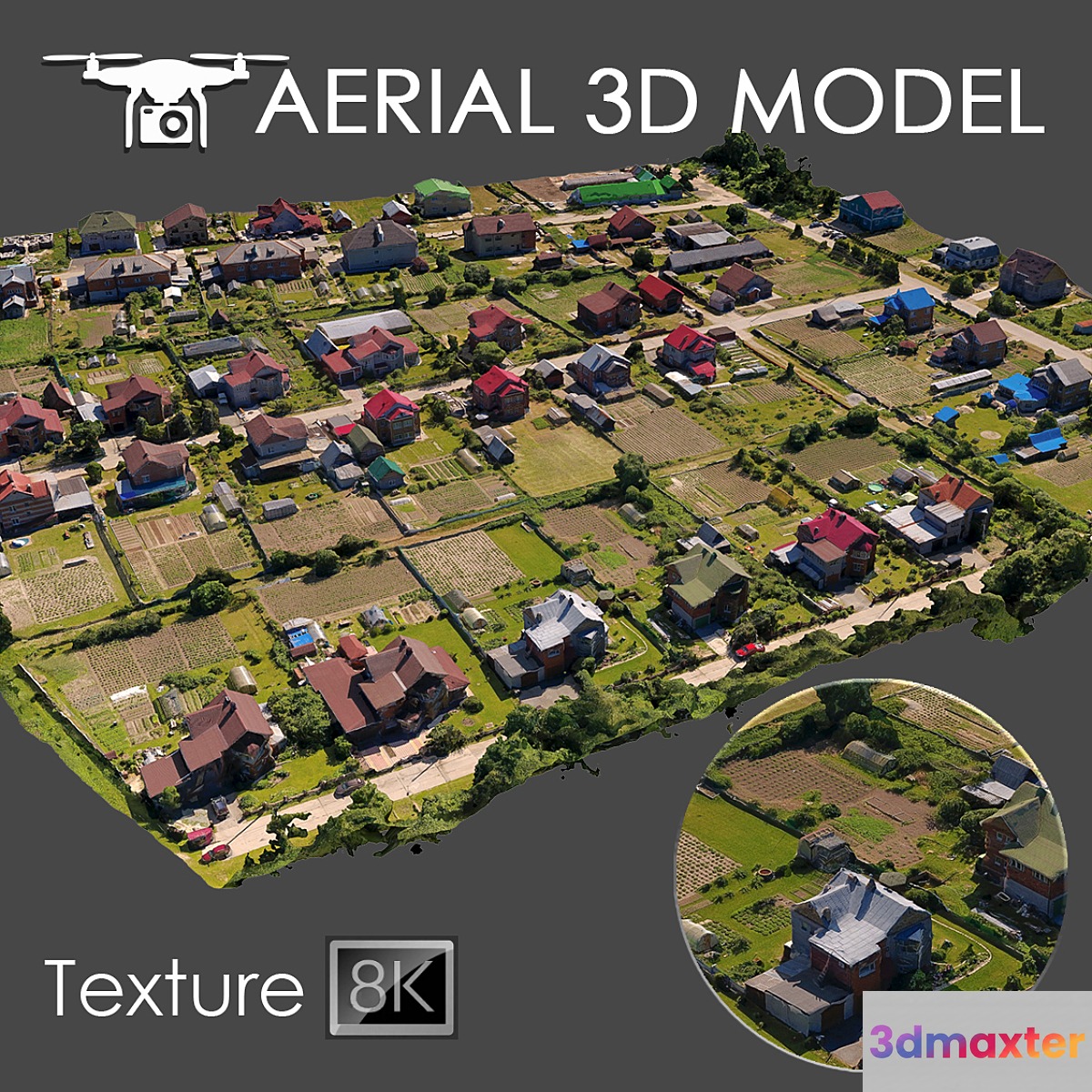 Aerial scan 10 3D Max