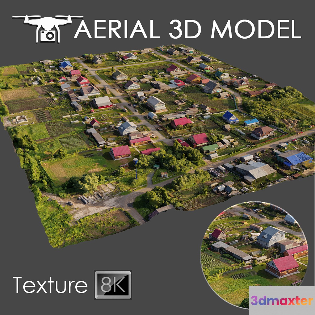 Aerial scan 14 3D Max