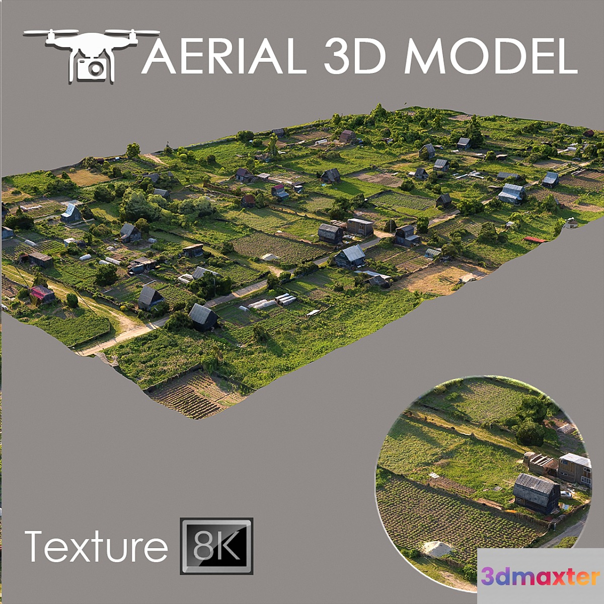 Aerial scan 16 3D Max