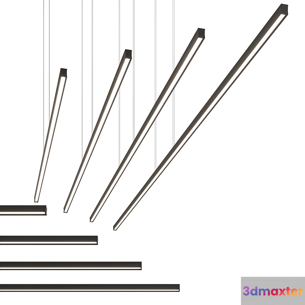Ferrolight Sunsister Pendant Lamps 3D Max