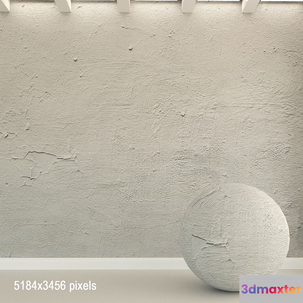 Concrete wall. Old concrete. 108 3D Max