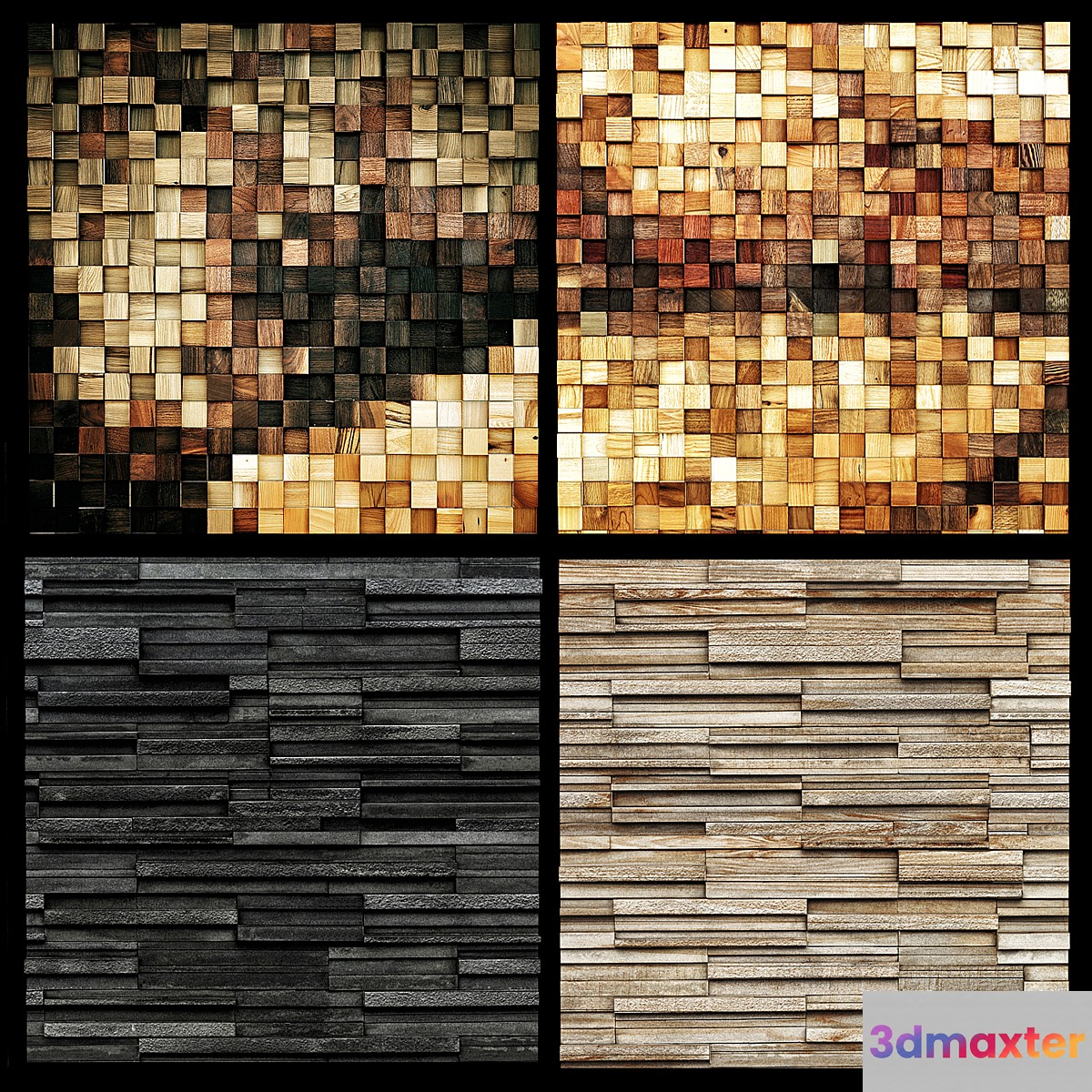 Wood panel 1 3D Max