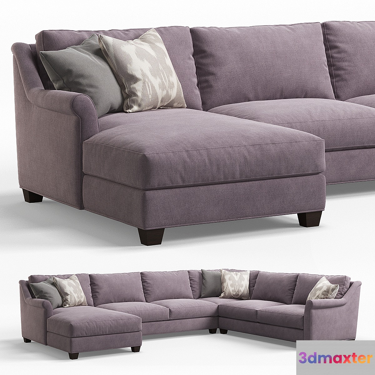 Shearson Corner Sofa by Jonathan Louis 3D Max