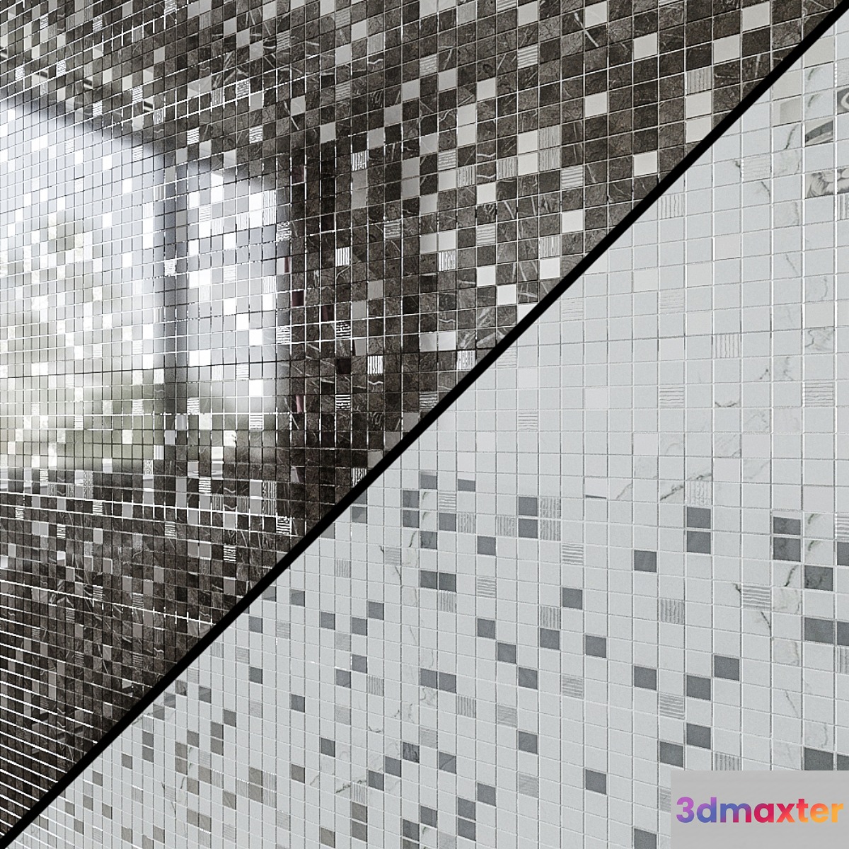 Mosaic ATLAS CONCORDE MARVEL Mosaic 3D Max