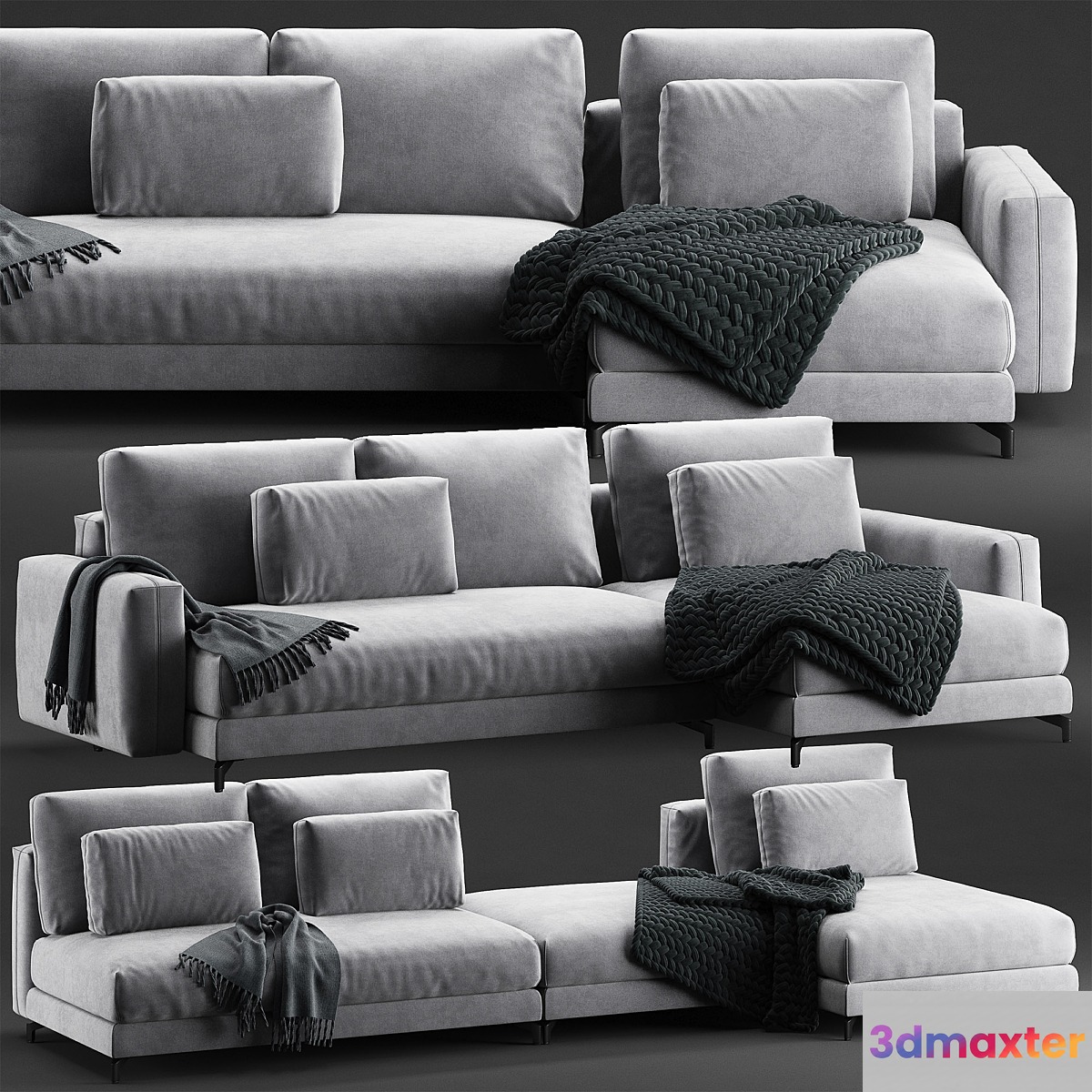 Rolf Benz 007 Nuvola sofa set