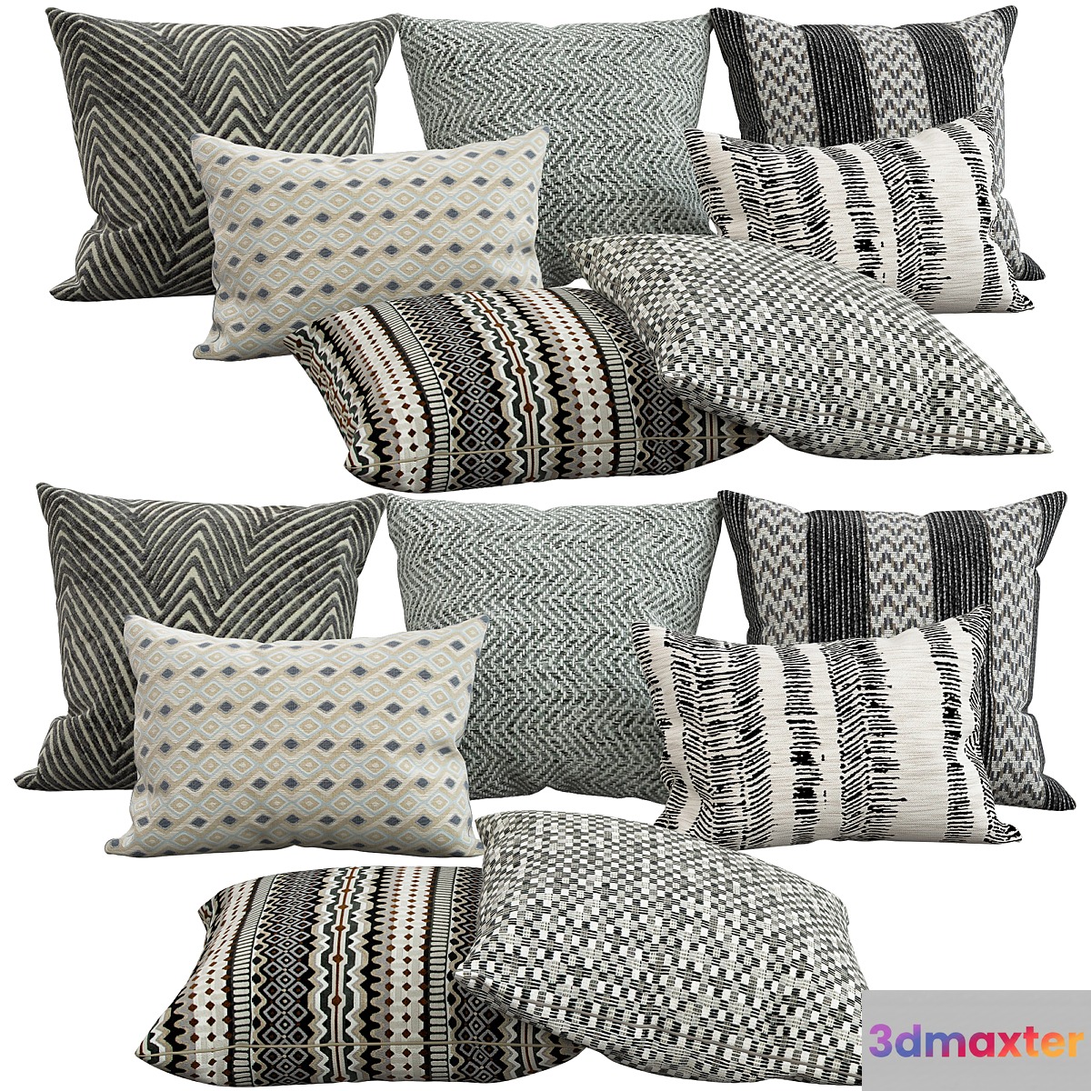 Decorative pillows 32 3D Max