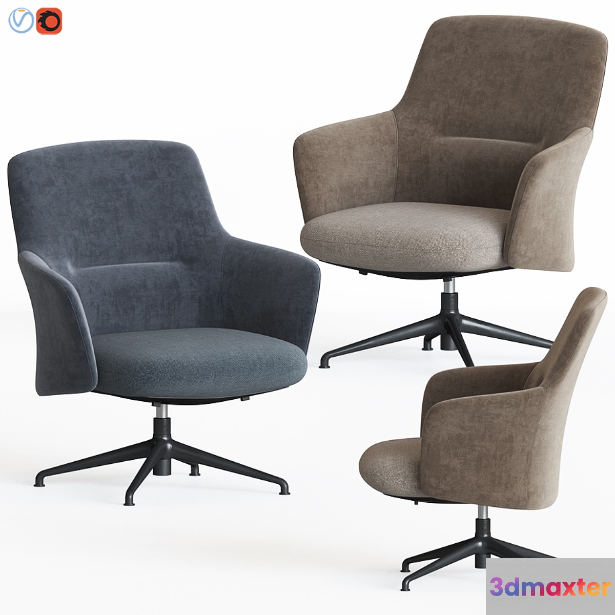 Quinti Sedute Level Office Chair - No.2 3D Max