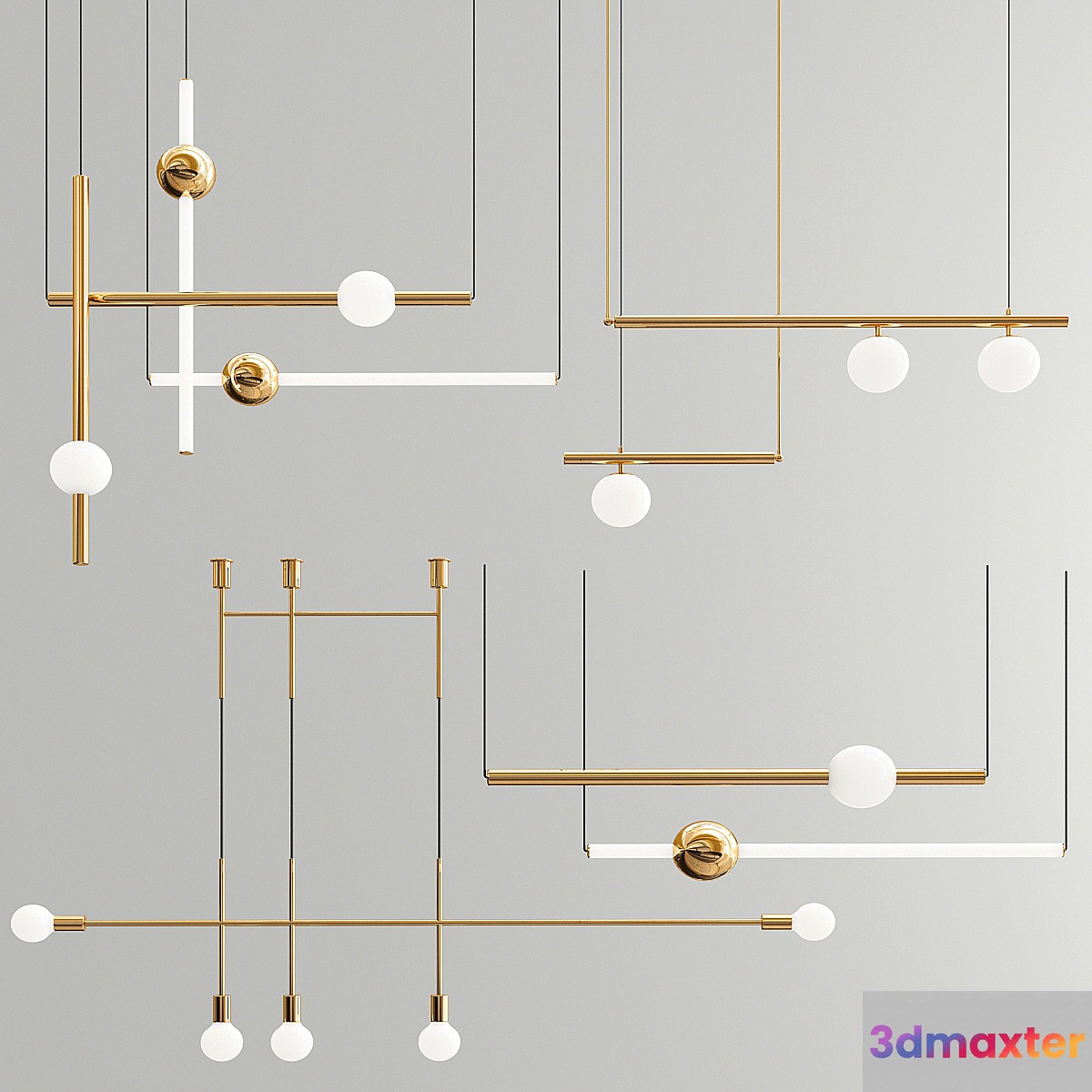Four Exclusive Chandelier Collection_30 3D Max