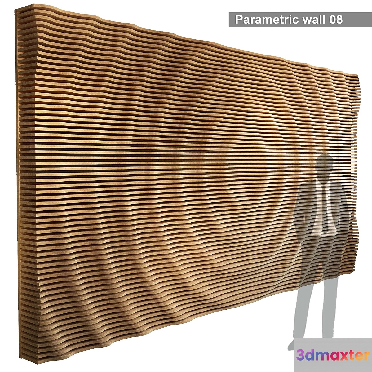 Parametric Wall 008 3D Max