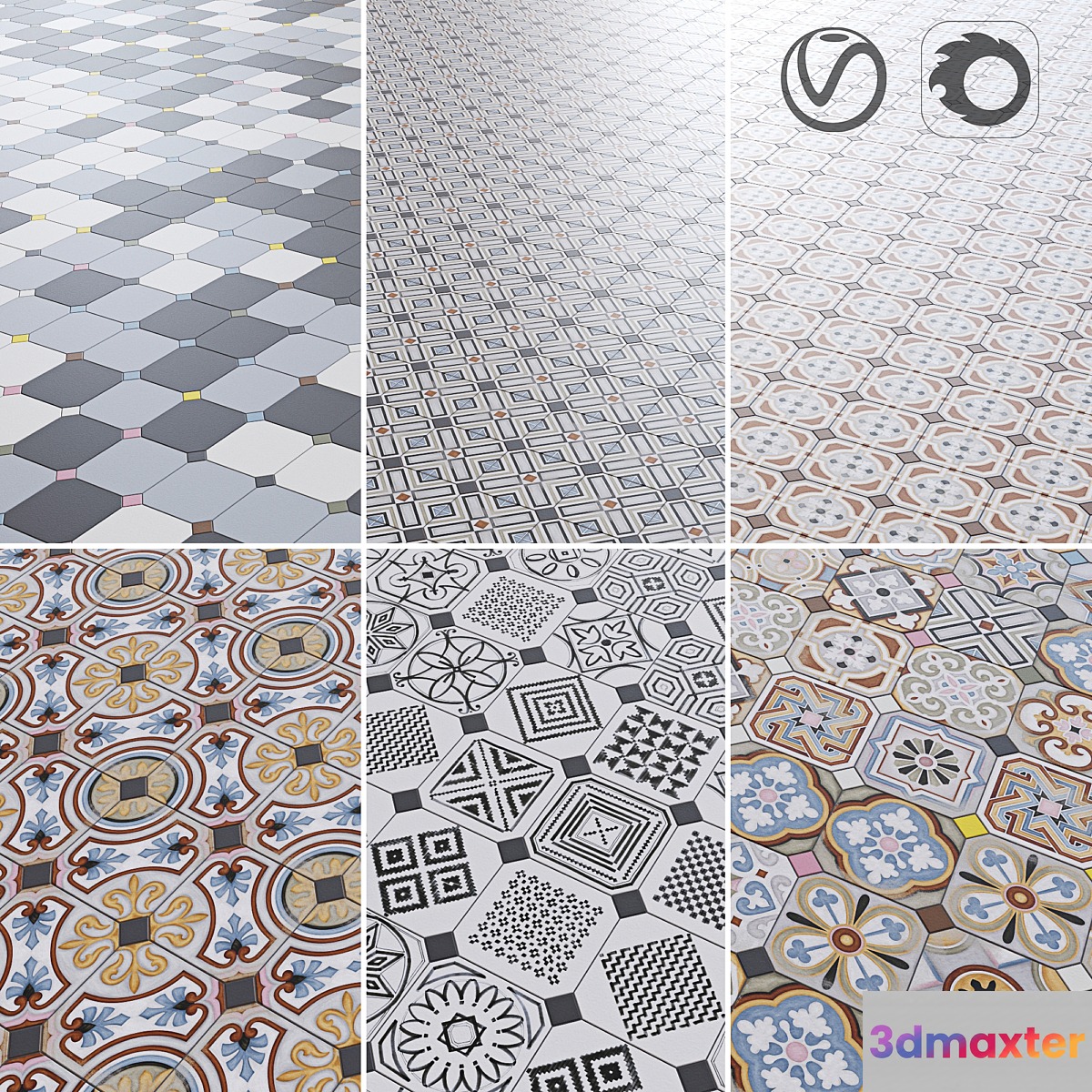 Vives _ Vodevil _ Octogono _ Cabaret _ Diglas _ Musichalls _ Ritter _ Variette _ Zimer _ Taco Dome _ Sombra _ Multicolor - No.2 3D Max