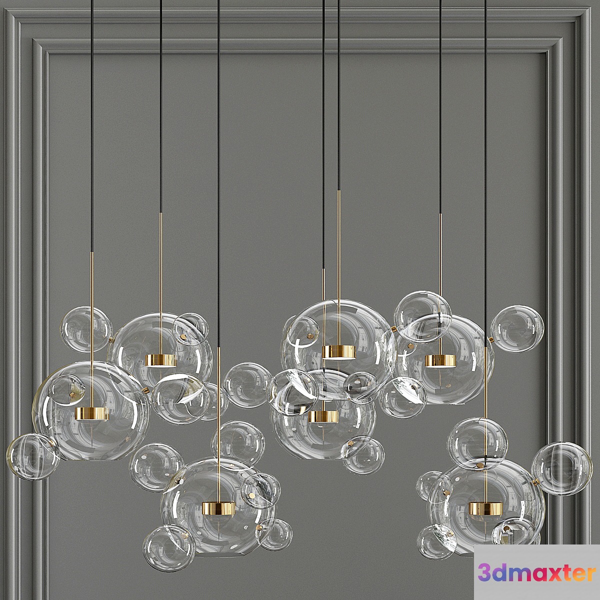 Bolle Bubble LED Pendant Lamp 34 - No.2
