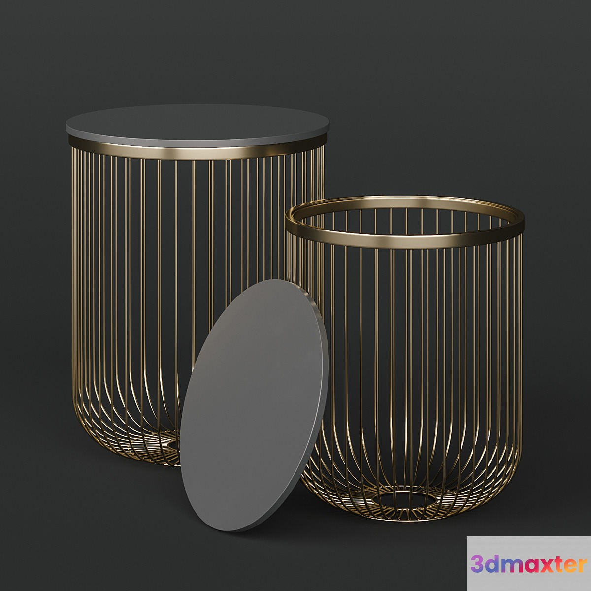 To4rooms basket table 3D Max