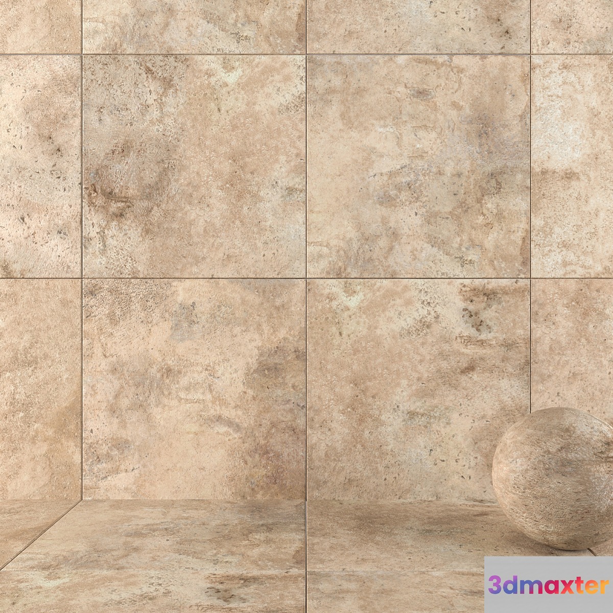Wall tiles 347 Aix Beige 3D Max
