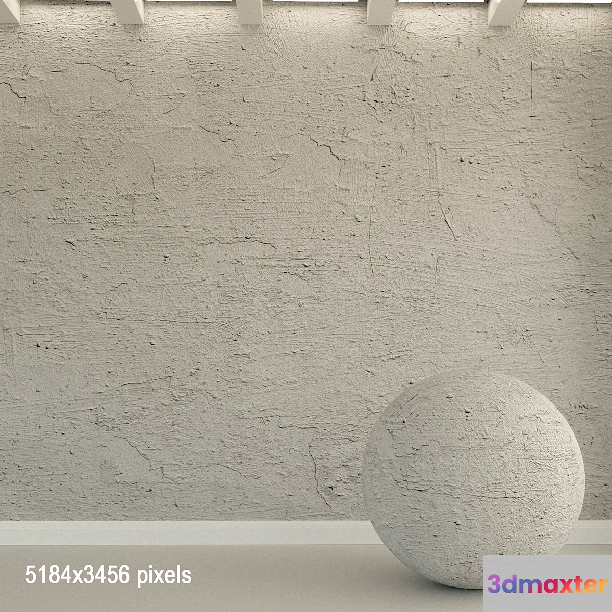 Concrete wall. Old concrete. 115 3D Max