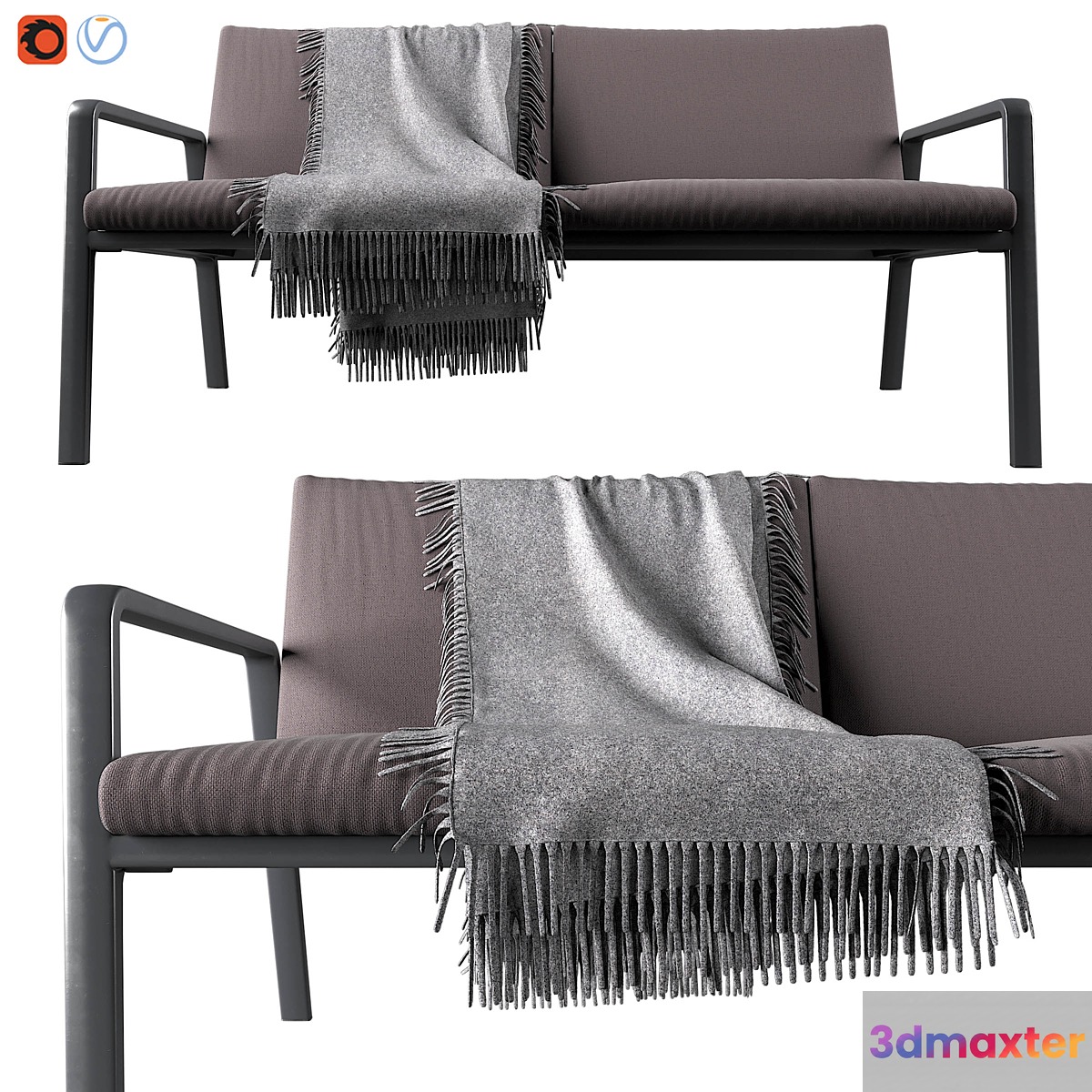 Park life 2-Seater Sofa By Jasper Morrison