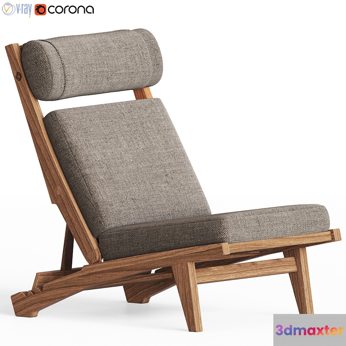 Low Lounge Chair by Hans J. Wegner