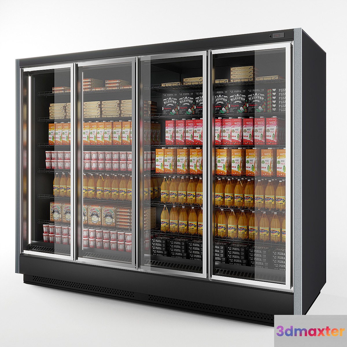 Refrigerated wall cabinet Brandford Tesey Esc 3D Max