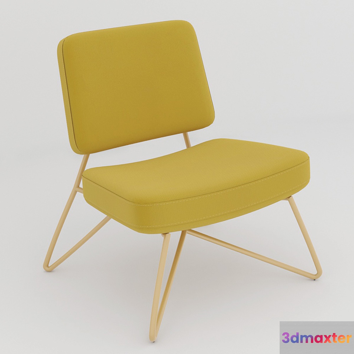 Armchair in vintage style Koper 3D Max
