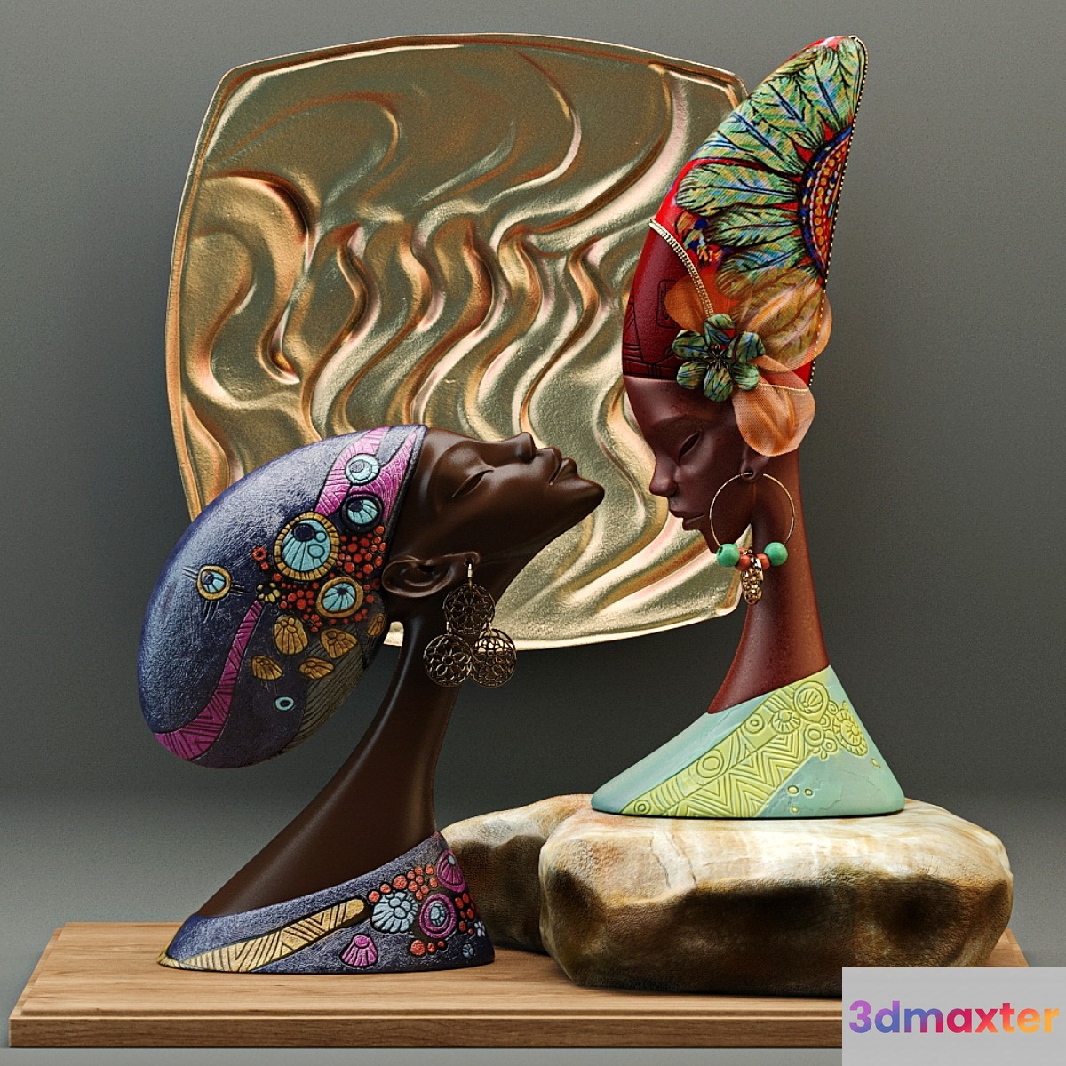 African sculptures - Factory 