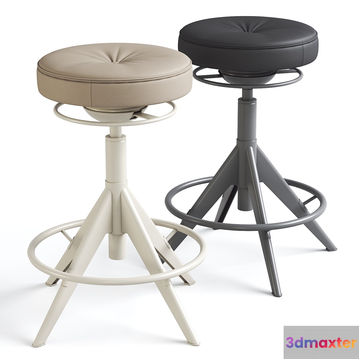 Ikea TROLLBERGET Sit _ stand support Grann beige and Glose black - No.4
