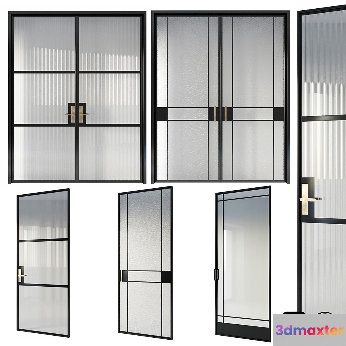Glamor doors collection 3D Max