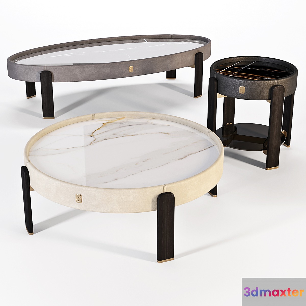 FormItalia: Coffee Tables - Kean Set-02 3D Max