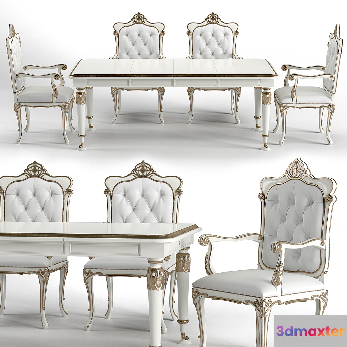 Camerin Capitonne Liberty Armchair and table