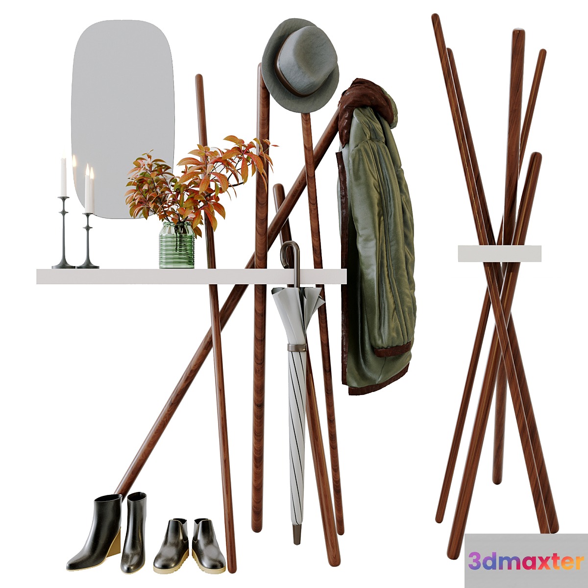 Hanger Tonin Casa Wood 3D Max