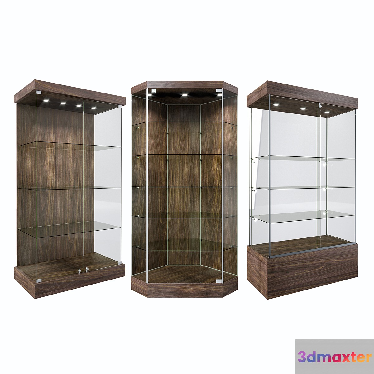 Glass shelves 2 3D Max