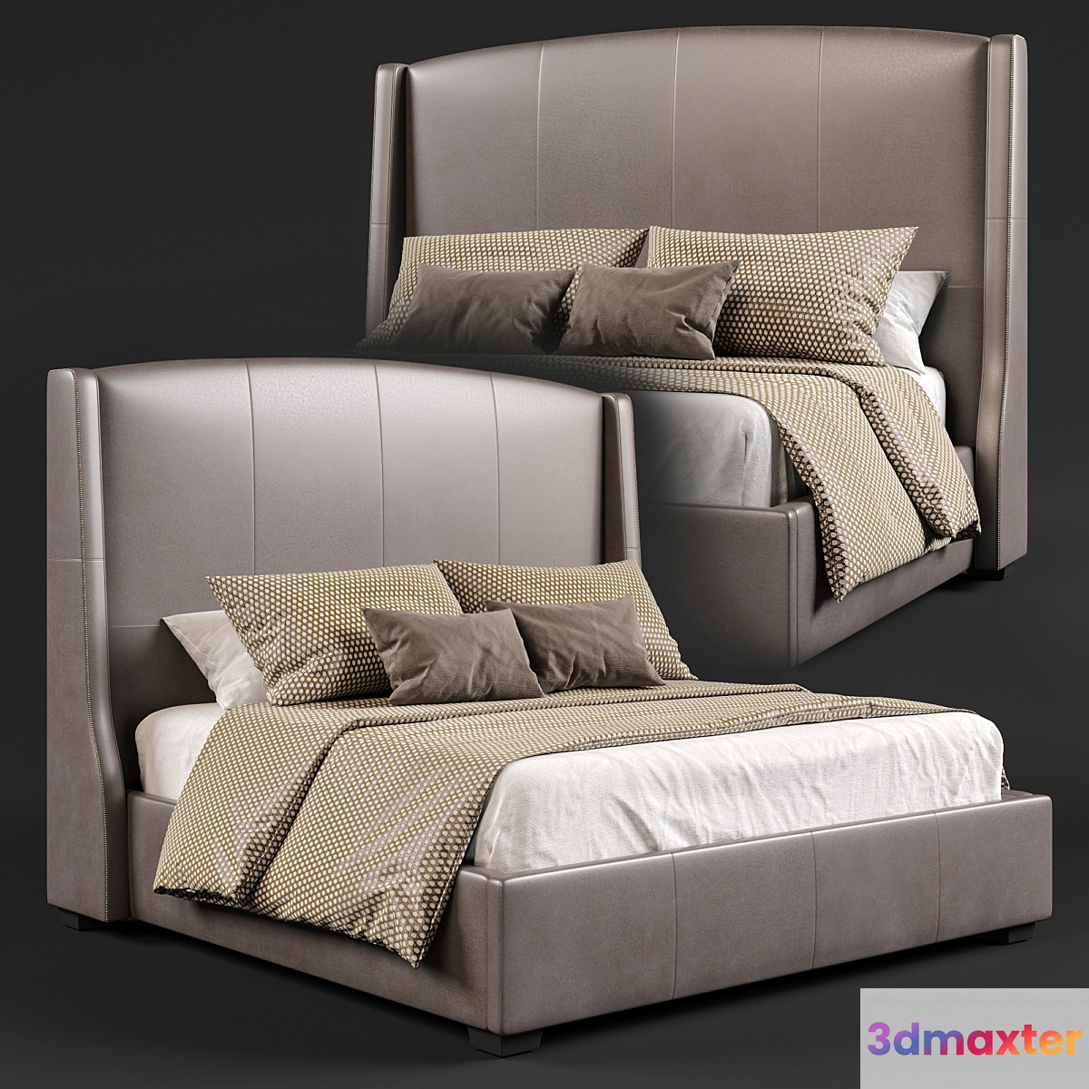 Bernhardt cooper bed 3D Max