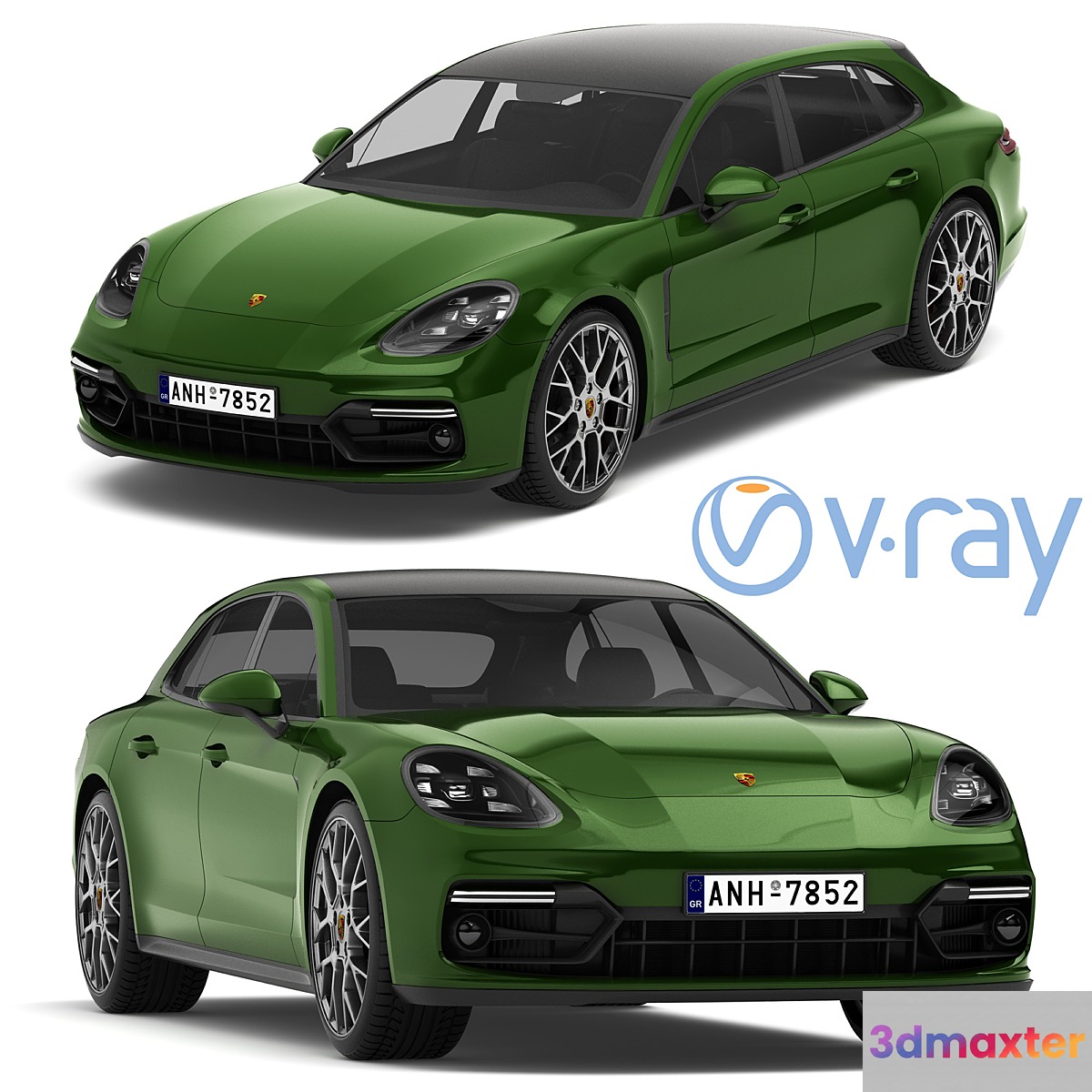 Porsche Panamera GTS Sport Turismo 2019 3D Max
