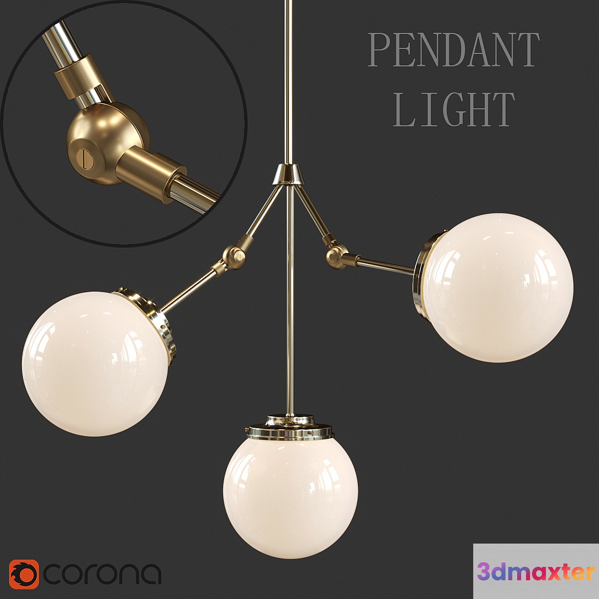 PAUL PAIGE constellationpendant light 3D Max