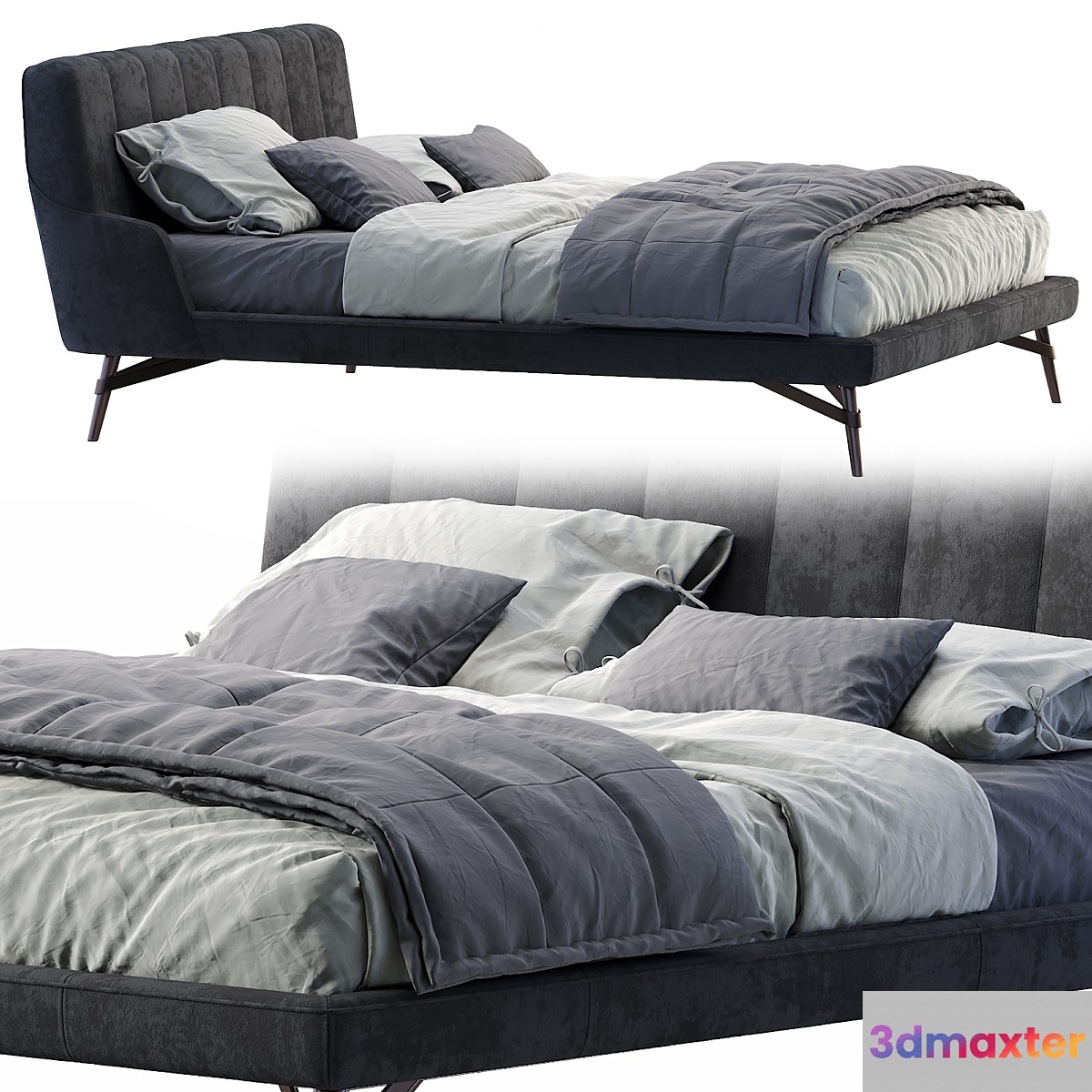 Natuzzi bed SVEVO 3D Max