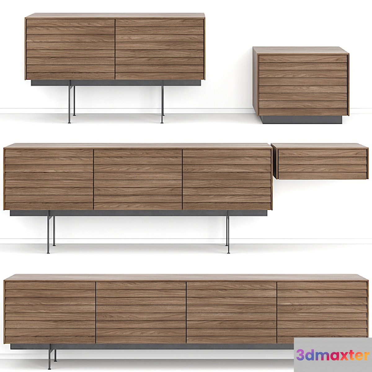 Punt mobles - Sussex (sideboards stands) - No.2 3D Max